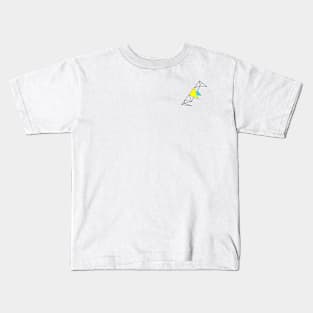 The funky bird that wanted to be a dog Kids T-Shirt